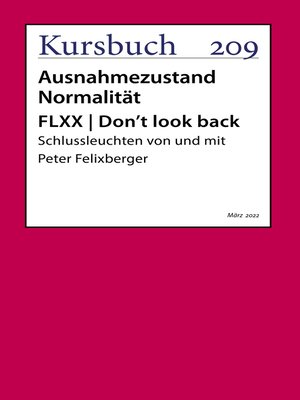 cover image of FLXX / Don't look back